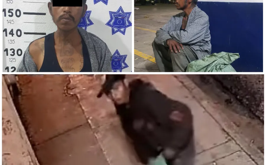 Policía Municipal detiene a persona señalada en redes sociales por robo de medidores de luz