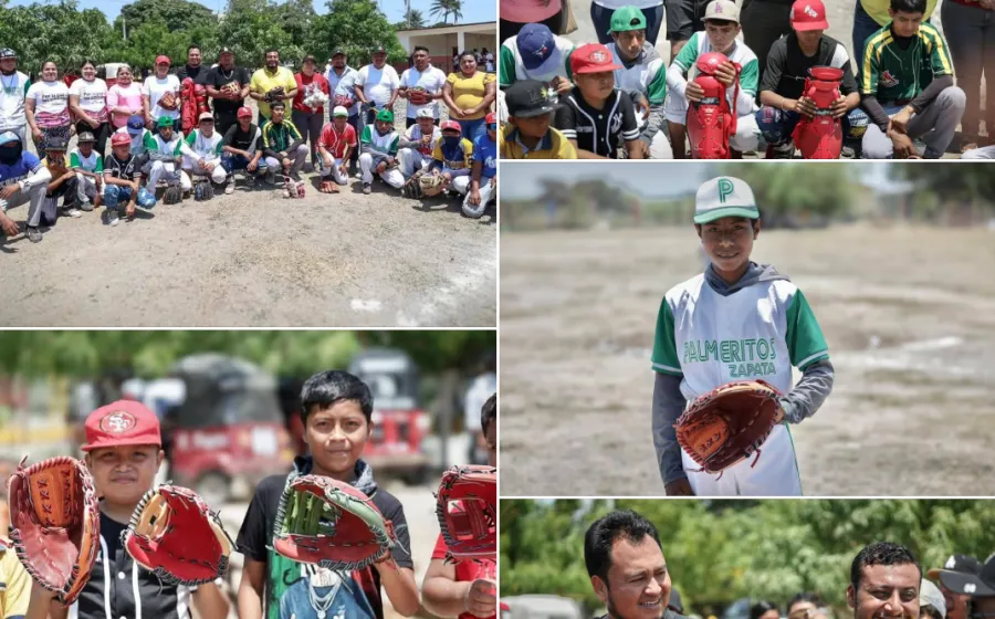 Batazos de apoyo para Palmeritos en Ejido Zapata