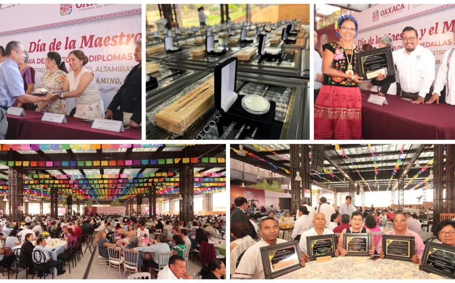 Reconoce Gobierno del Estado entrega y vocación de maestras y maestros oaxaqueños