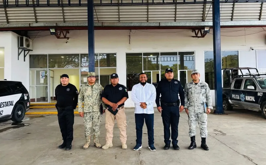 Consolidan los 3 poderes de gobierno coordinación por la tranquilidad de Juchitán