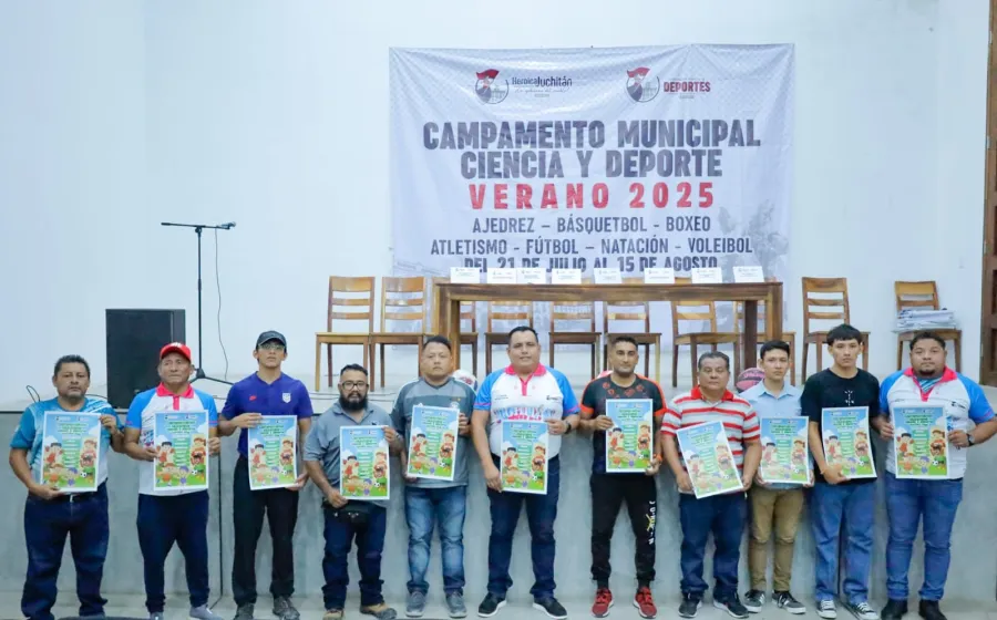 Anuncian apertura del campamento “Ciencia y Deporte” verano 2025 en Juchitán
