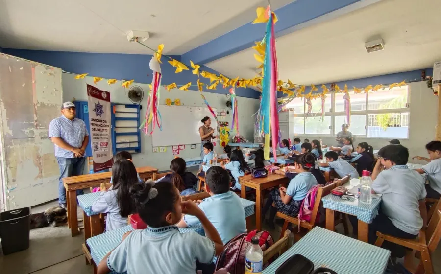 Xoxocotlán fortalece prevención del delito en 2 mil 400 estudiantes