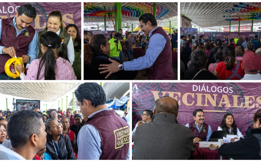 Con los Diálogos Vecinales Municipio de Oaxaca de Juárez acerca el gobierno a la Central de Abasto