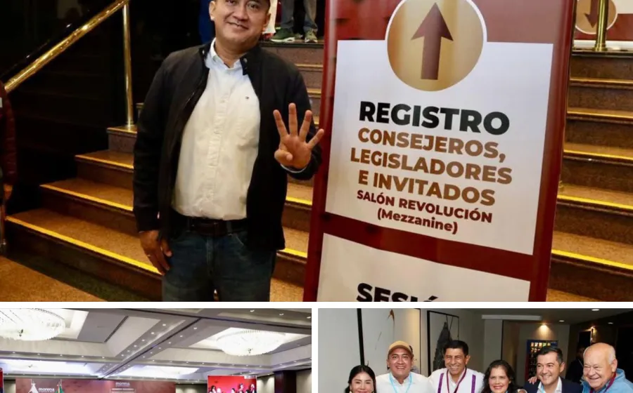 Participa Nino Morales en Consejo Nacional de Morena