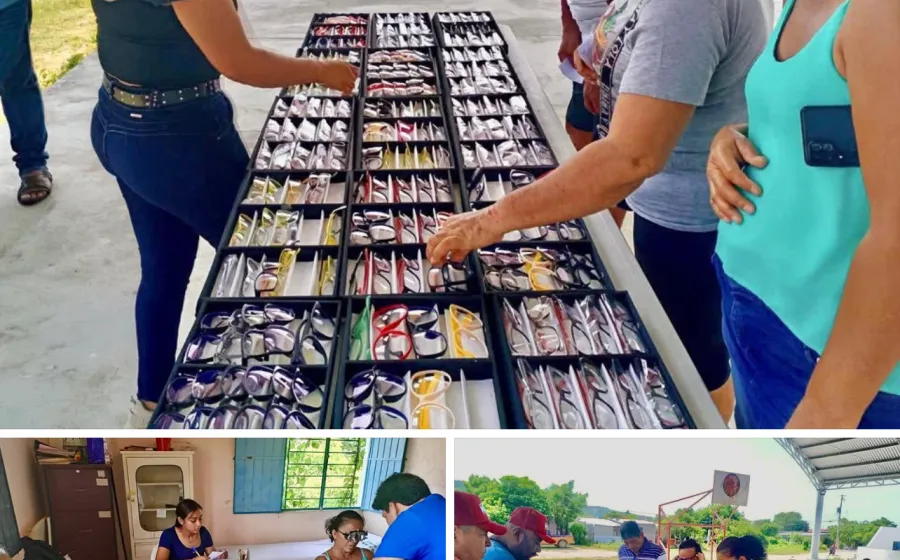 Fundación Nino, realiza exámenes de la vista en colonias de Salina Cruz