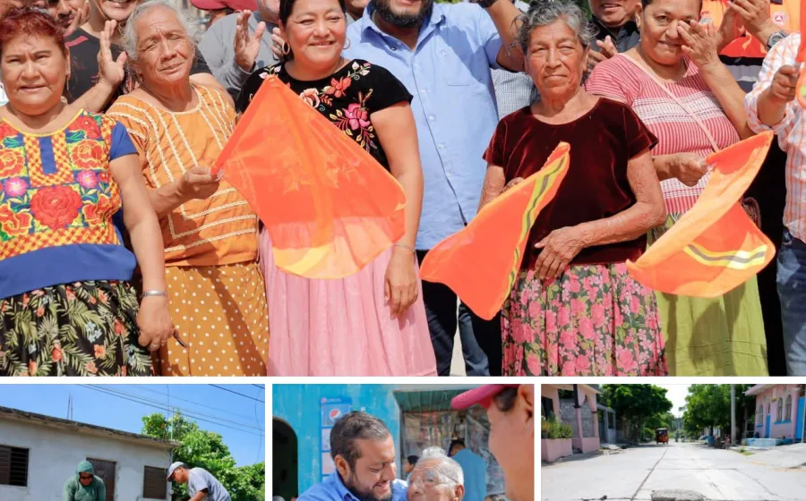 Miguel Quetu sigue rehabilitando más puntos de drenaje en Juchitán