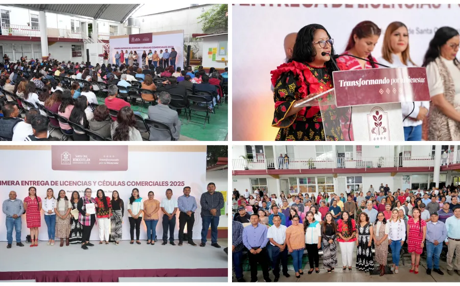 Xoxocotlán fortalece economía local con entrega de licencias y cédulas comerciales
