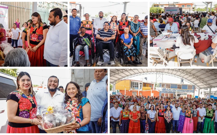 En Juchitán, DIF estatal y municipal acercan apoyos y servicios a la comunidad