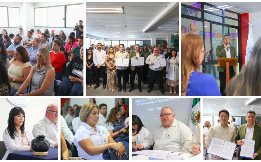 “Firman de convenio entre FGEO y SSO, agiliza procesos legales en donación de órganos para segunda oportunidad a pacientes”: Bernardo Rodríguez Alamilla