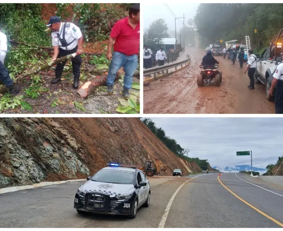 Opera con normalidad carretera Barranca Larga-Ventanilla: Policía Vial Estatal