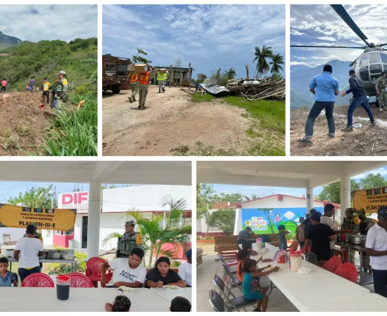 Ejército, Fuerza Aérea y Guardia Nacional  continúan aplicando Plan DN-III-E en Oaxaca