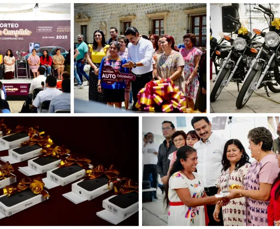 Gobierno municipal de Oaxaca de Juárez reconoce a contribuyentes responsables