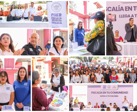 “Fiscalía en tu Comunidad llega a tu colonia” arriba al municipio de Santa Lucía del Camino