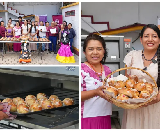 En el DIF Municipal, familias xoxeñas elaboran su propio Pan de Muerto
